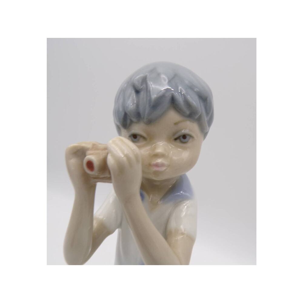 Casades Spanish Porcelain "Photographer" Lladro Style Figurine Casades Porcelana